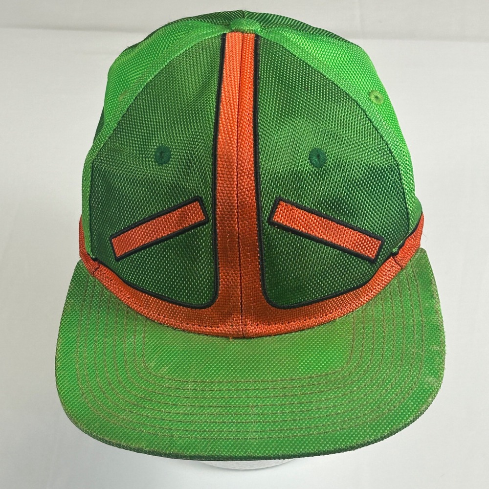 Hunter x Hunter Gon Freecss Snapback Hat Green Orange Anime Mesh Cap OSFM
